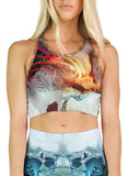 Kosmic Kiss Racerback Crop